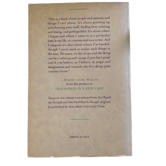 OLD SONGS IN A NEW CAFE  - SELECTED ESAYS Book Paperback by Robert James Waller - Picture 5 of 12